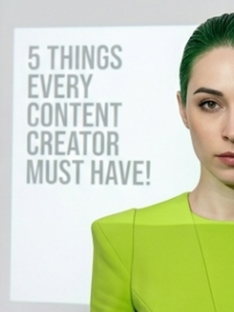 5 things every creator must have